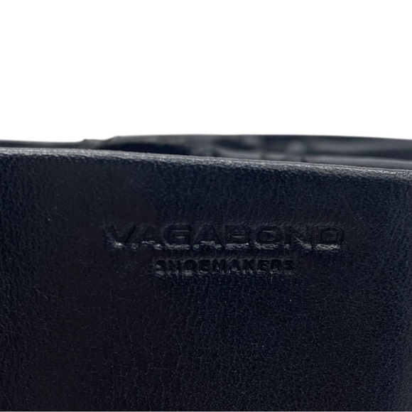 Vagabond Womens Shoes Hedda Boots Sz 9 Black Leather Chelsea Heeled Ankle Sleek - Picture 5 of 15